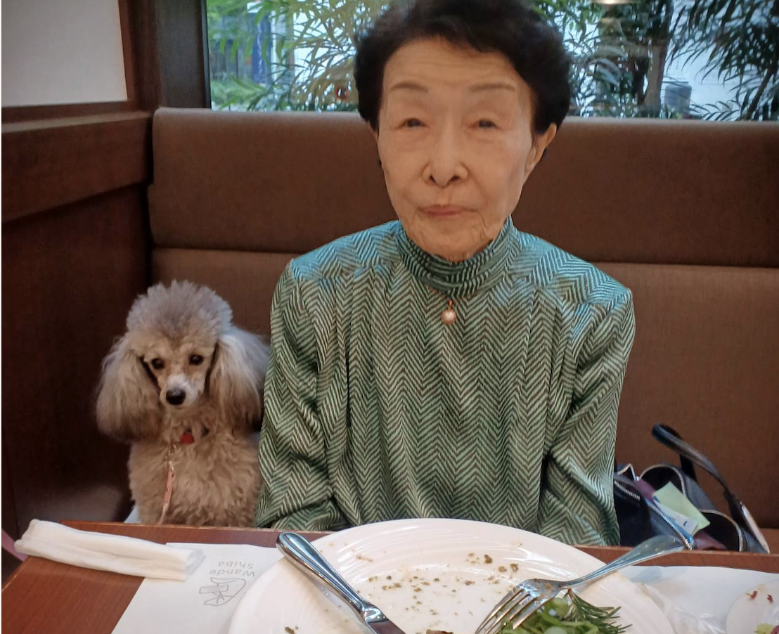 柴内裕子獣医師と愛犬マメノ二