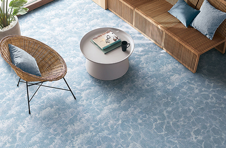 Carpet tile installation image