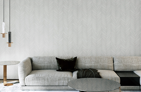 Vinyl wallcovering installation image