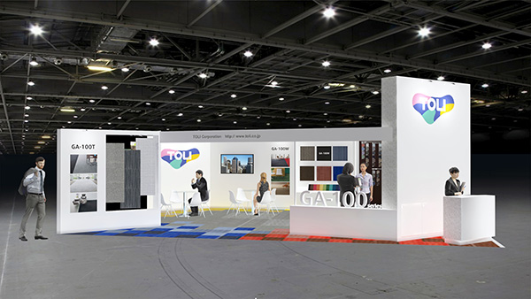 東リブース展示イメージ