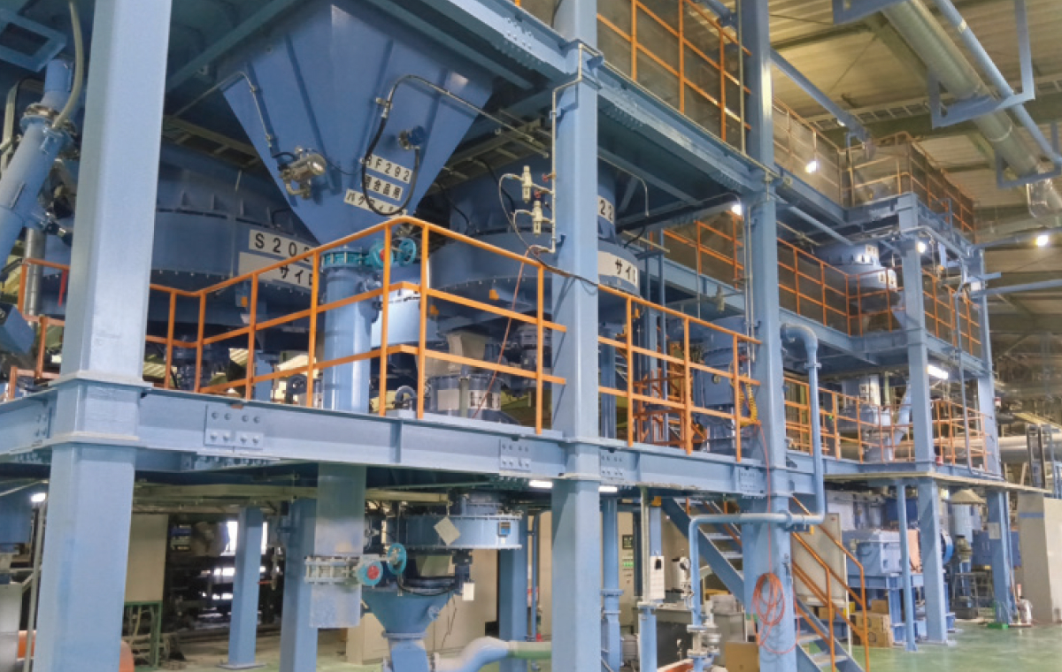 タイルカーペットリサイクルプラント