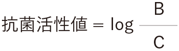 抗菌活性値