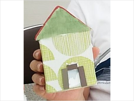 自分だけのオリジナル貯金箱の出来上がり